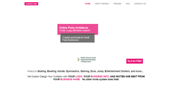 Desktop Screenshot of partyplaceinvites.com